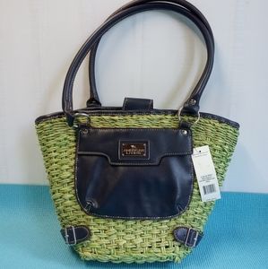 American Living Straw Safari Tote CornHusk